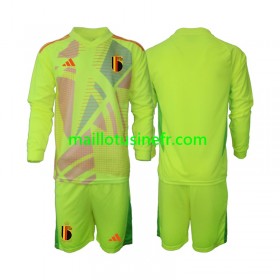 Maillot de Foot Belgique Extérieur Gardien UEFA EURO 2024 Manches Longues - Enfant
